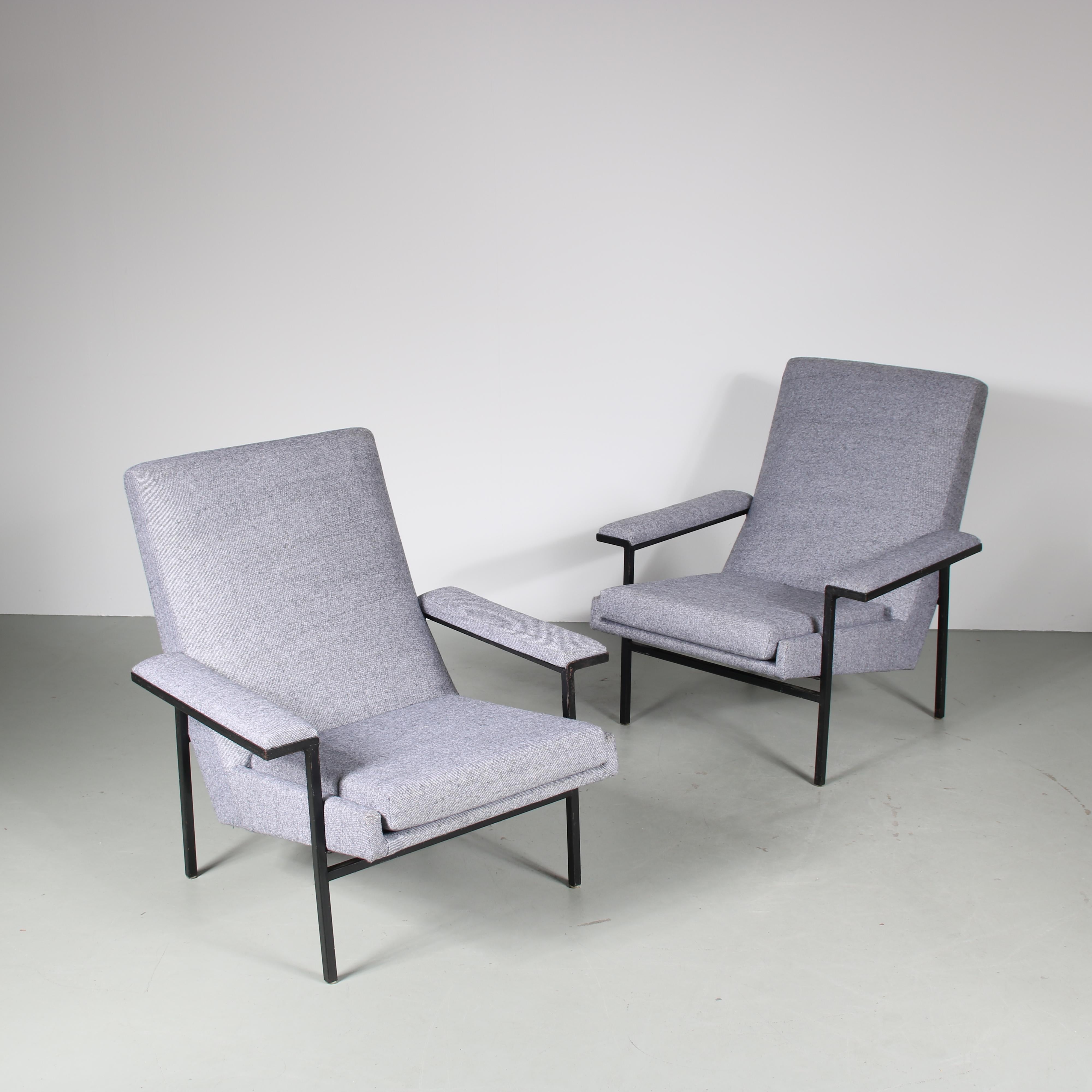 Pair of Arp Chairs by Steiner, France, 1950 In Good Condition For Sale In Amsterdam, NL