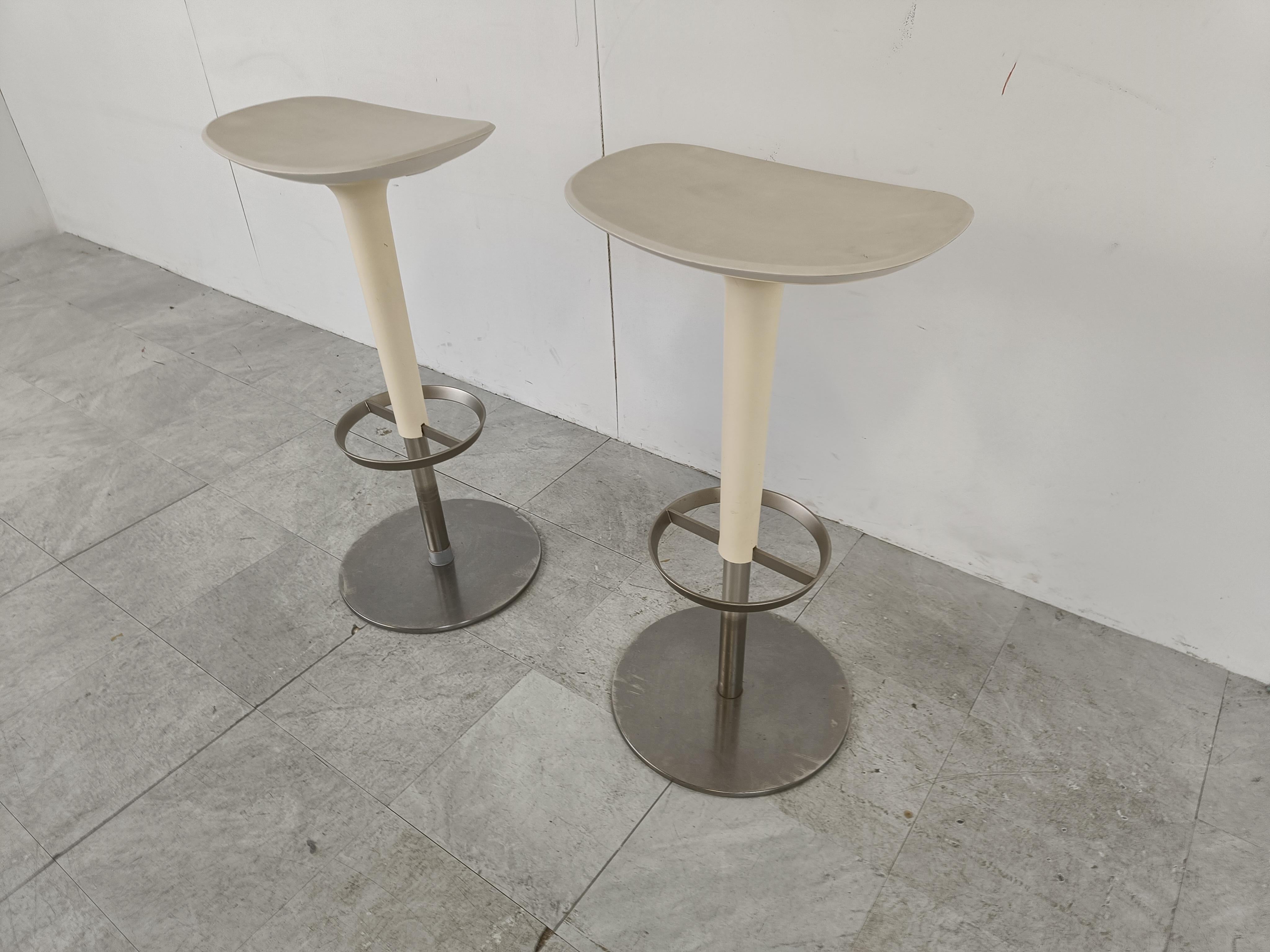 Pair of Arper Bar Stools, 1990s For Sale 1