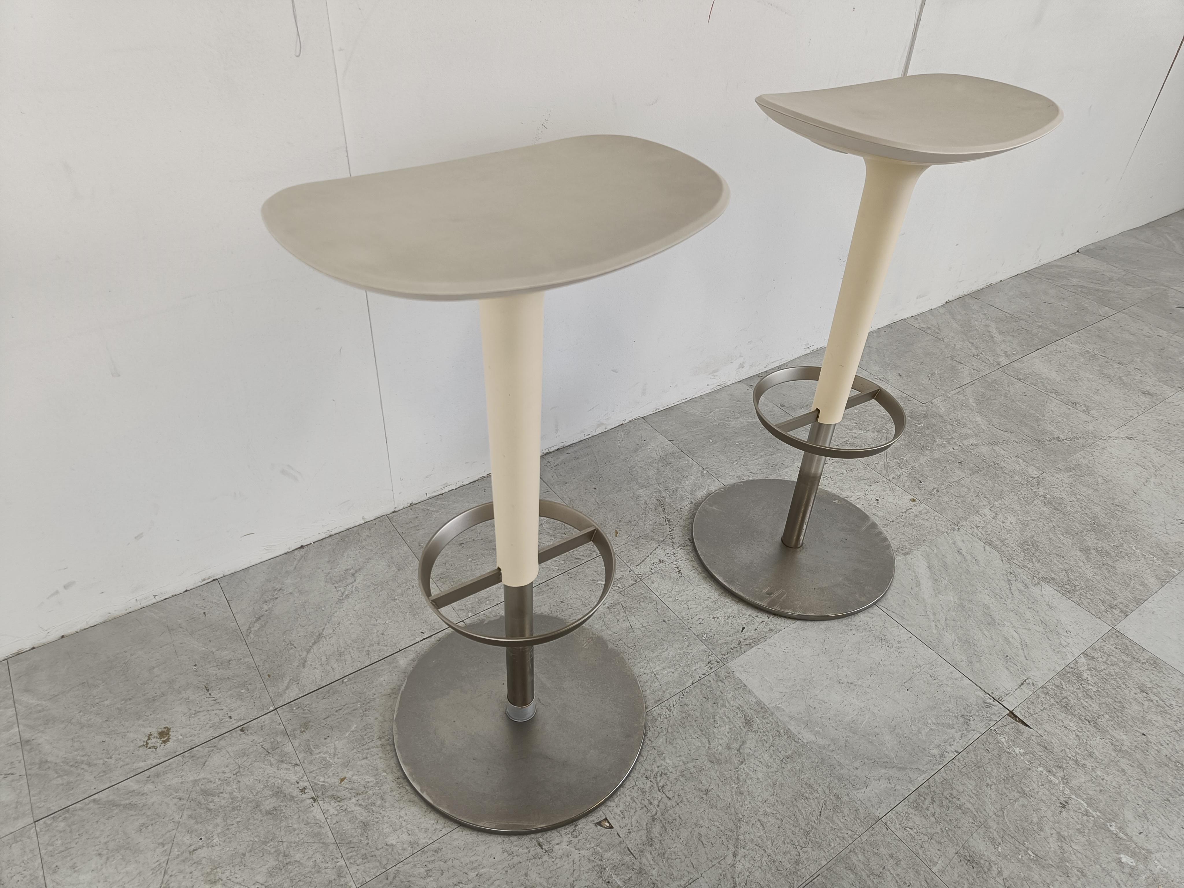 Pair of Arper Bar Stools, 1990s For Sale 2