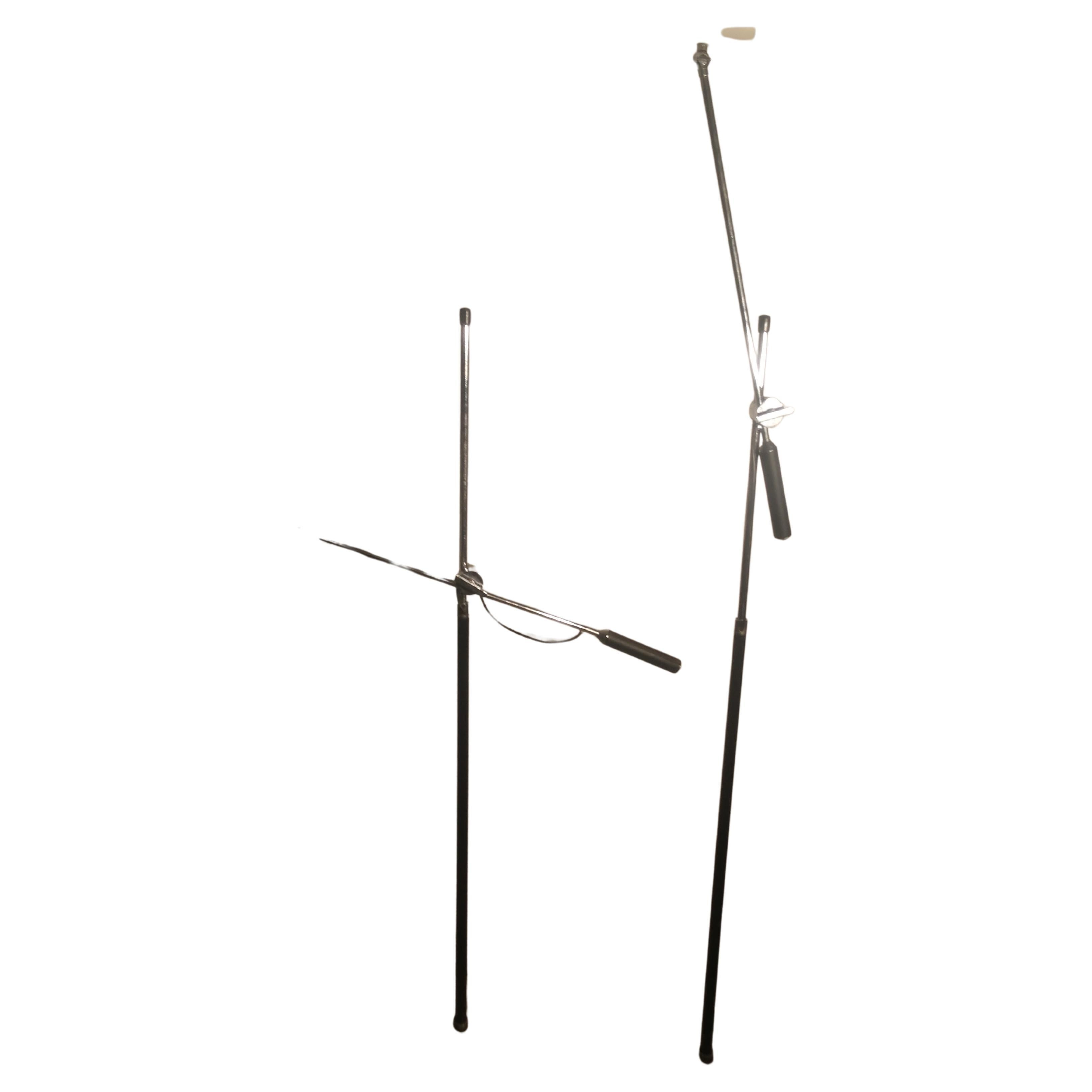 Acier Paire de lampadaires Arredoluce mi-siècle moderne, Italie en vente