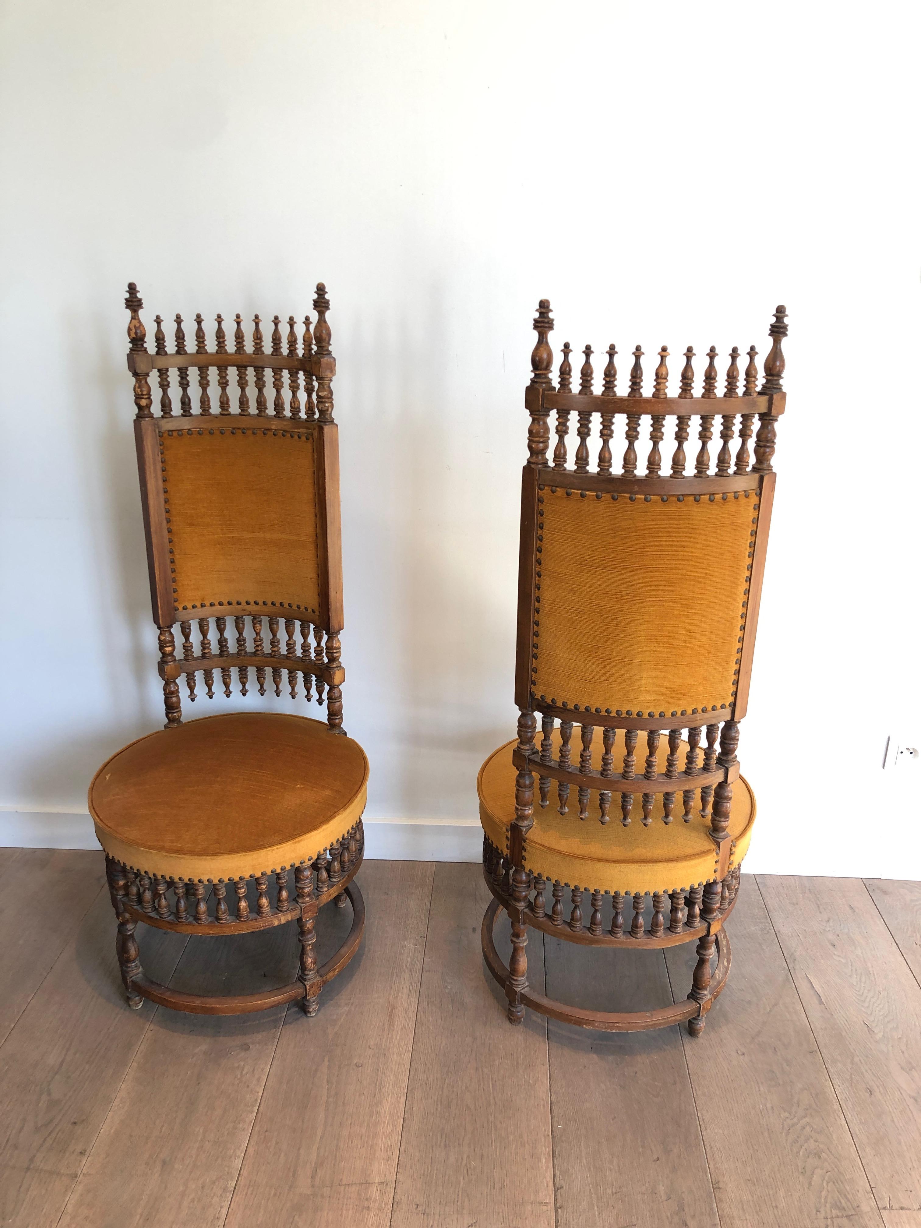 Pair of Art & Crafts Chairs For Sale 2