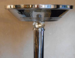 Pair of Art Deco 1930, France, Materials: Glass and Chrome