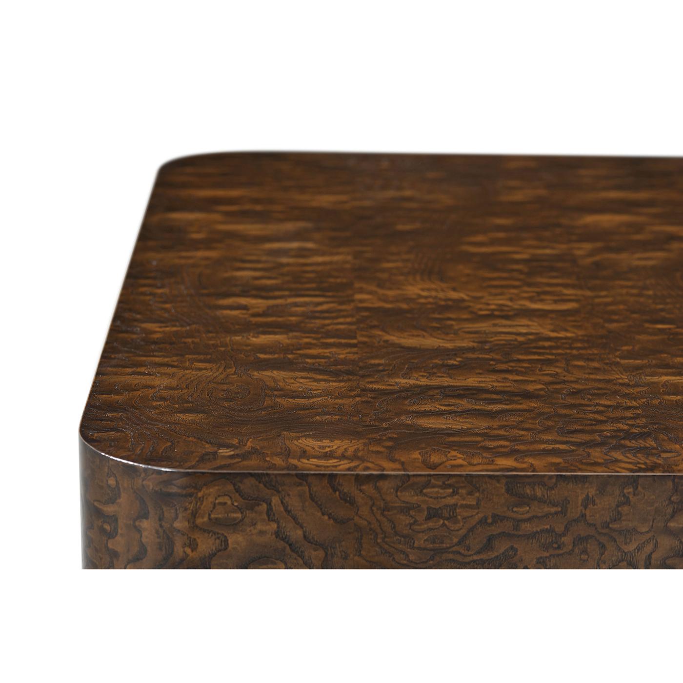 XXIe siècle et contemporain Paire de tables de nuit à 3 tiroirs Art Déco en vente