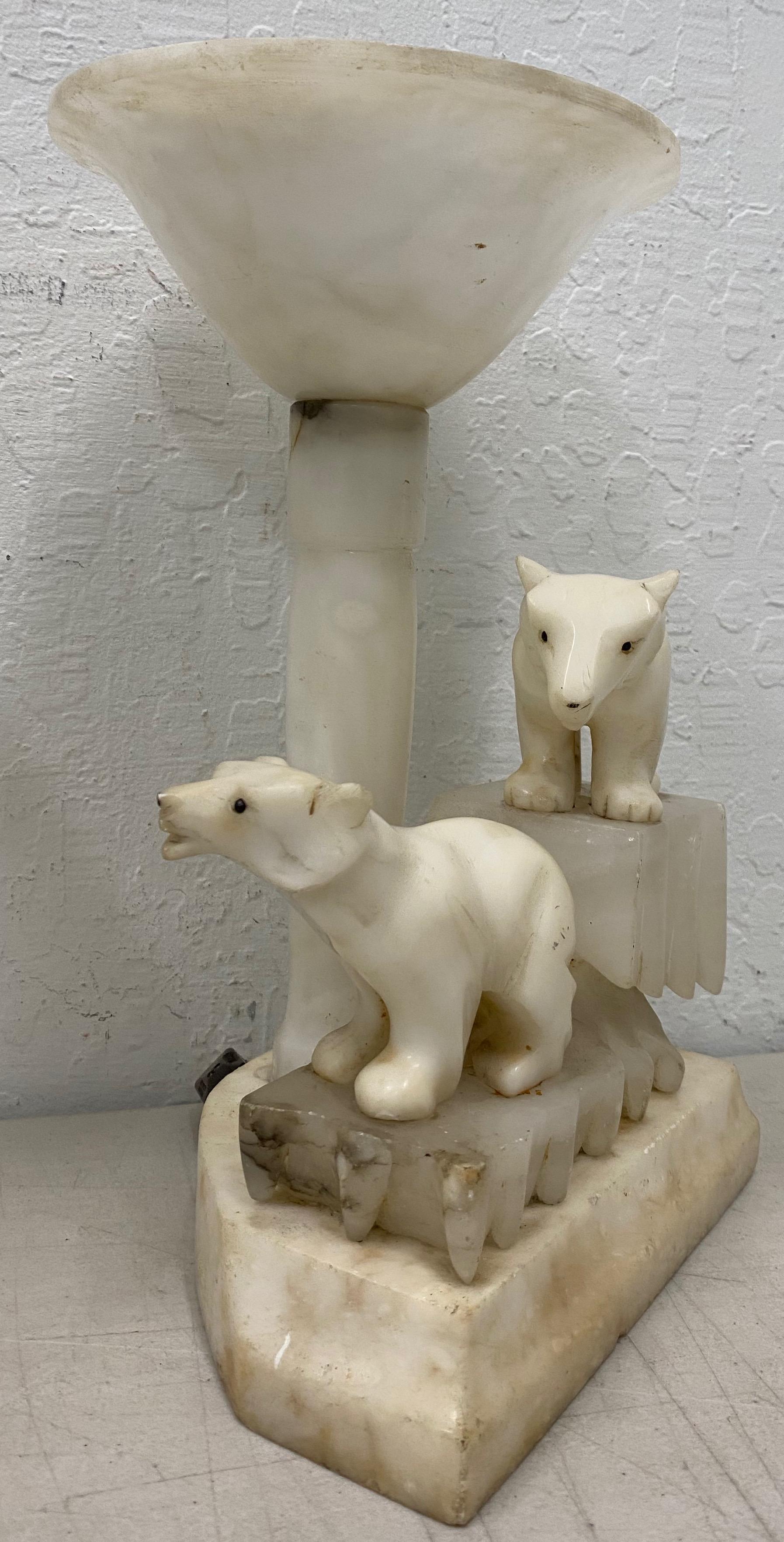 polar bear lamp