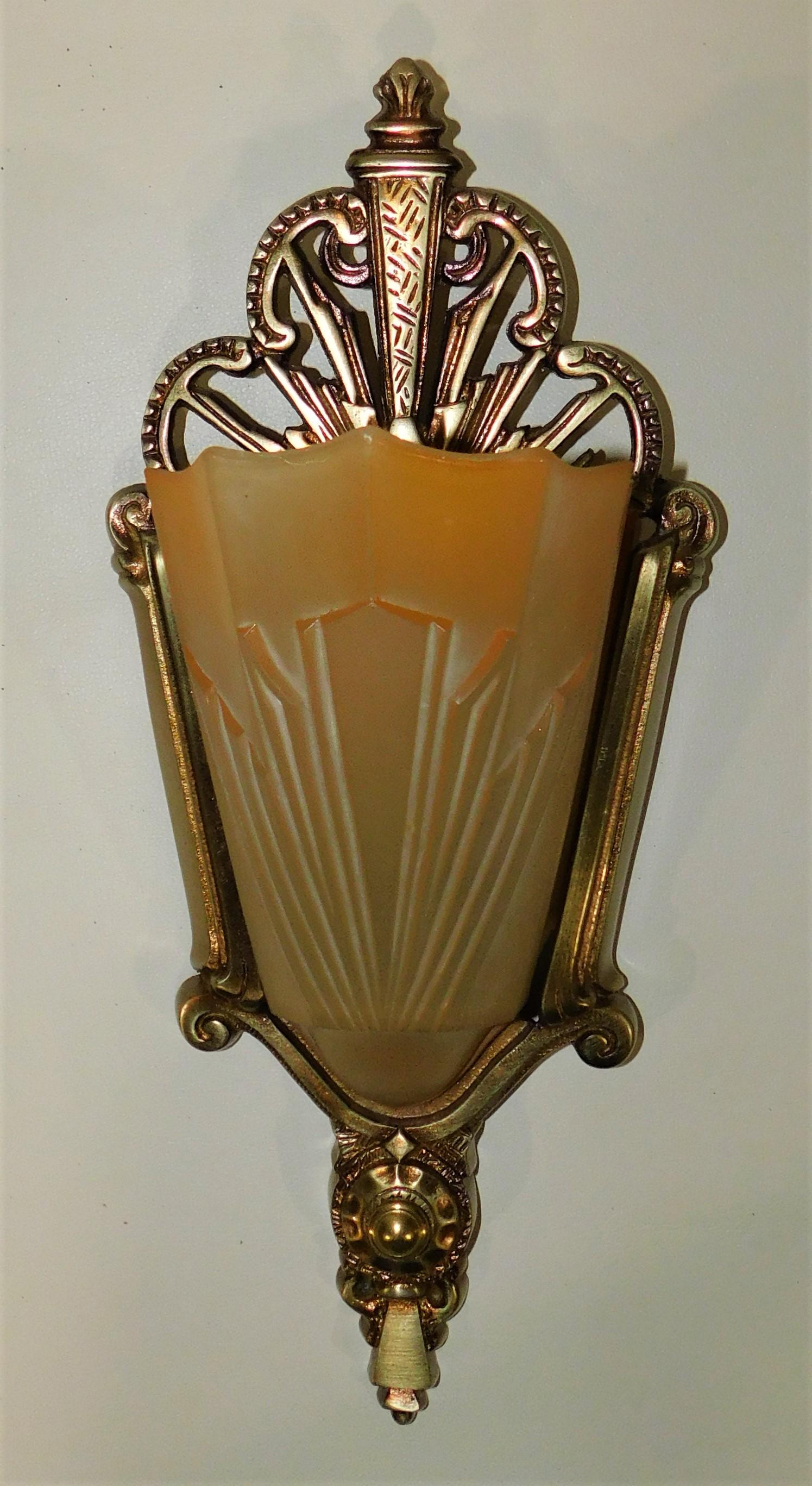 vintage art deco wall sconces