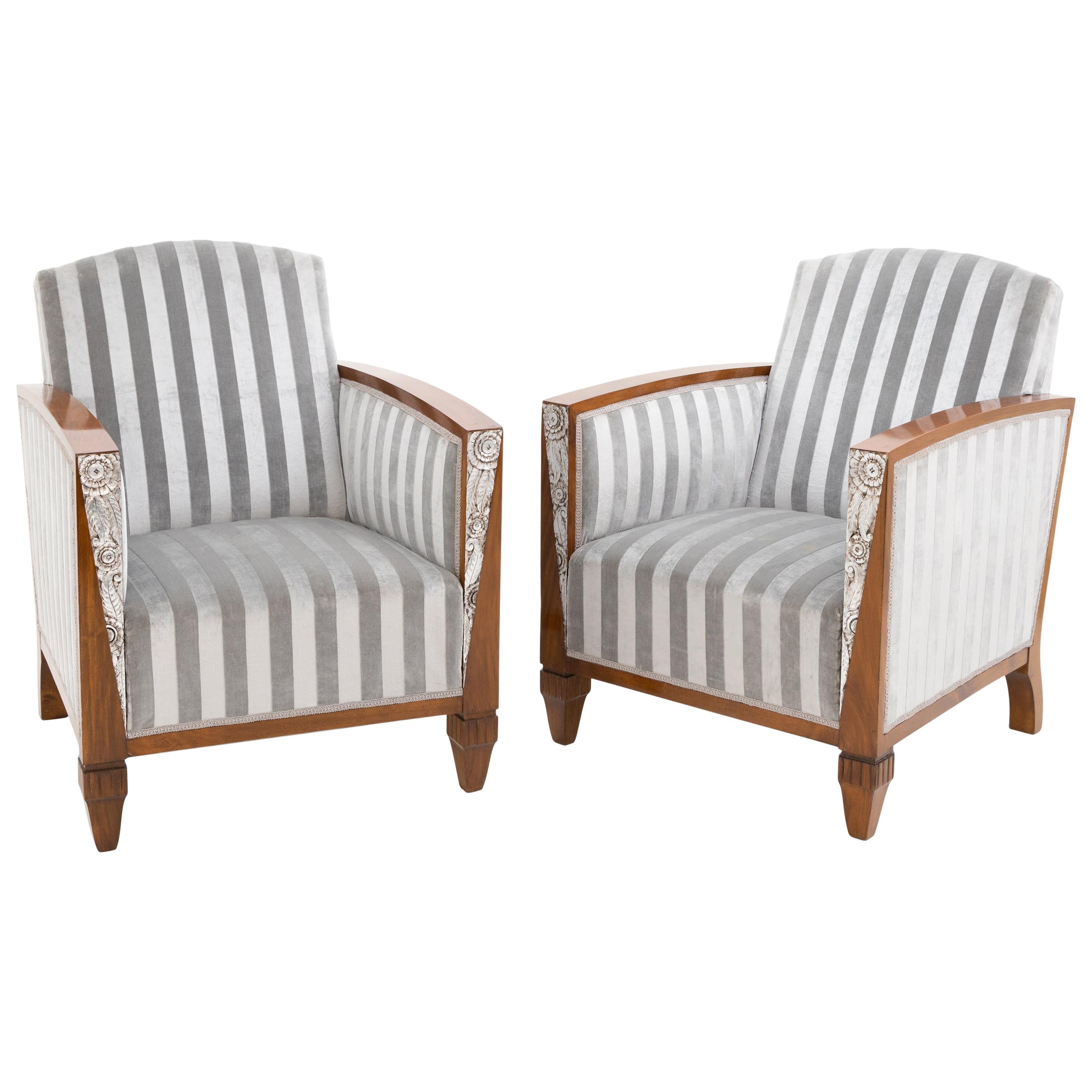 Pair of Art Deco Armchair, France, circa 1925