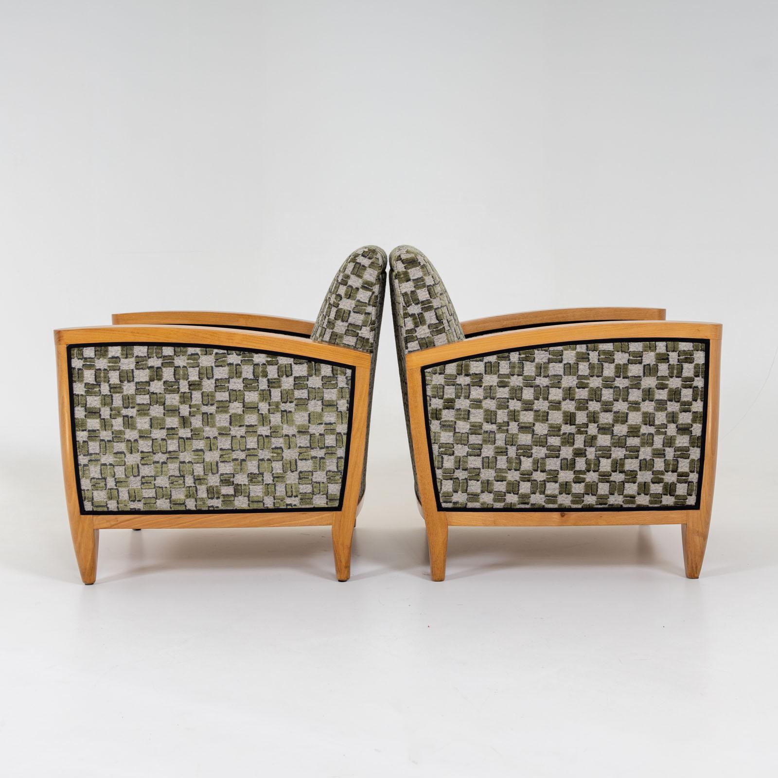 Paar Art-Déco-Sessel, 1930er Jahre im Angebot 1
