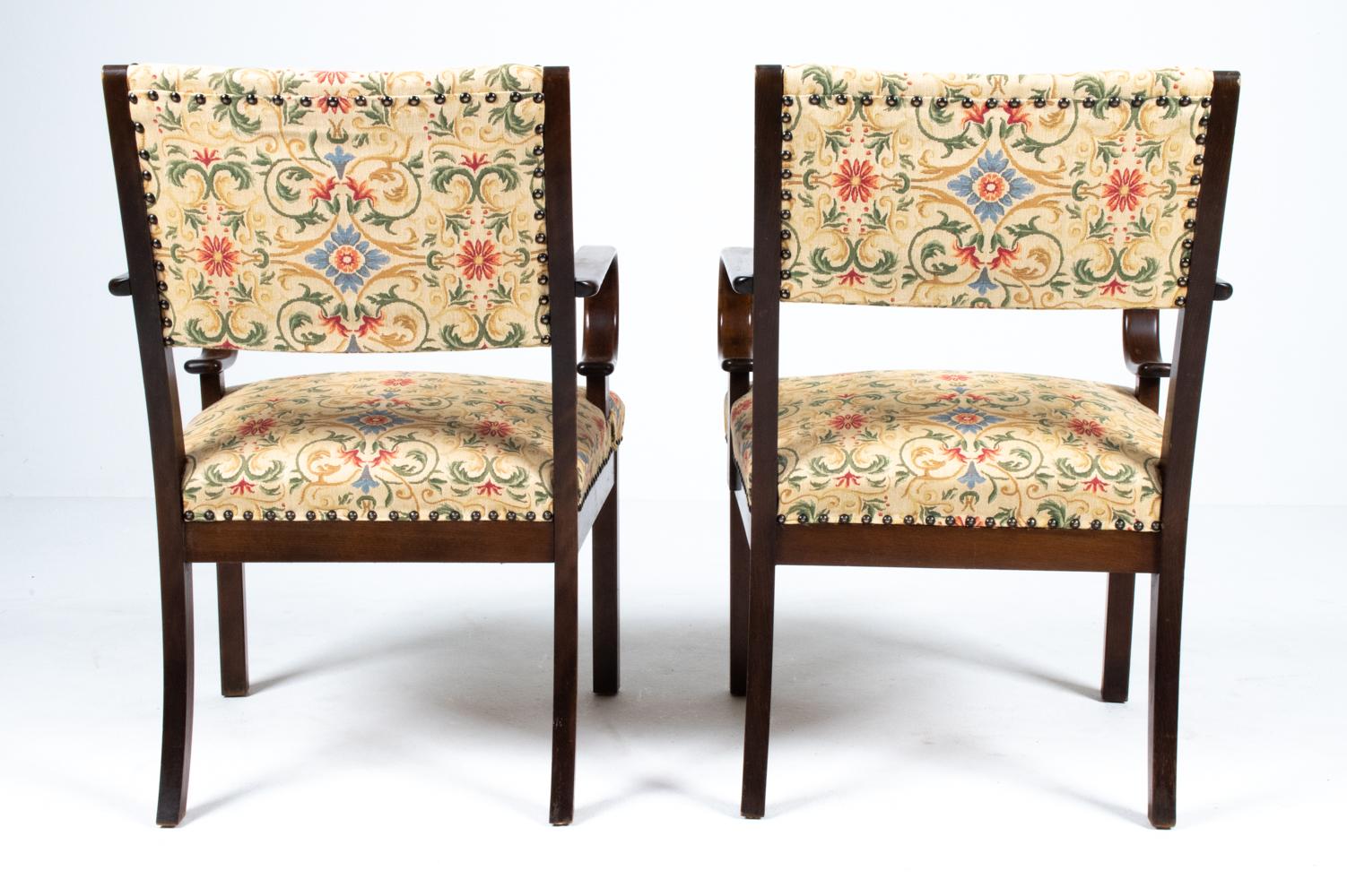 Pair of Art Deco Armchairs Attributed to Fritz Hansen 5