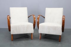 Coppia di poltrone Art Déco di Jindřich Halabala, anni '40