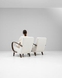 Paire de fauteuils Art déco par Jindřich Halabala, Tchécoslovaquie, années 1950 Whiting