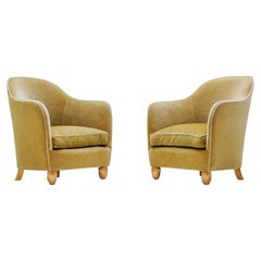 Pair of Art Deco Armchairs by Maison Franck