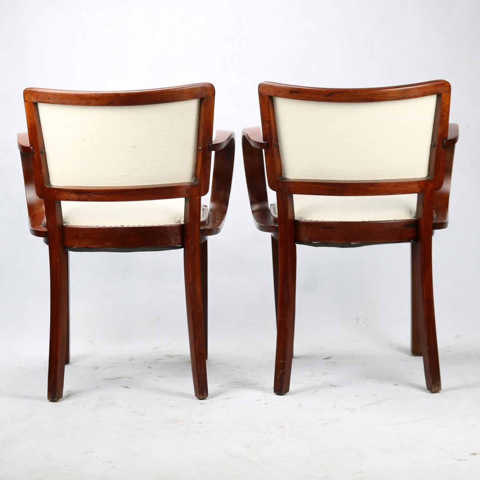 Pair of Art Deco Armchairs, circa 1930 In Good Condition In Lucenec, SK