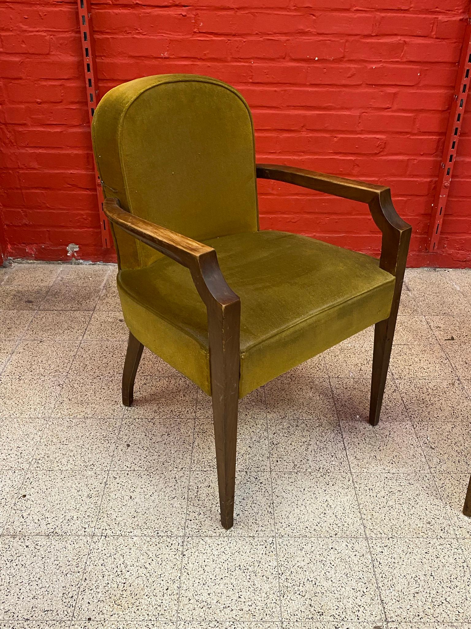 Pair of Art Deco Armchairs circa 1930 2