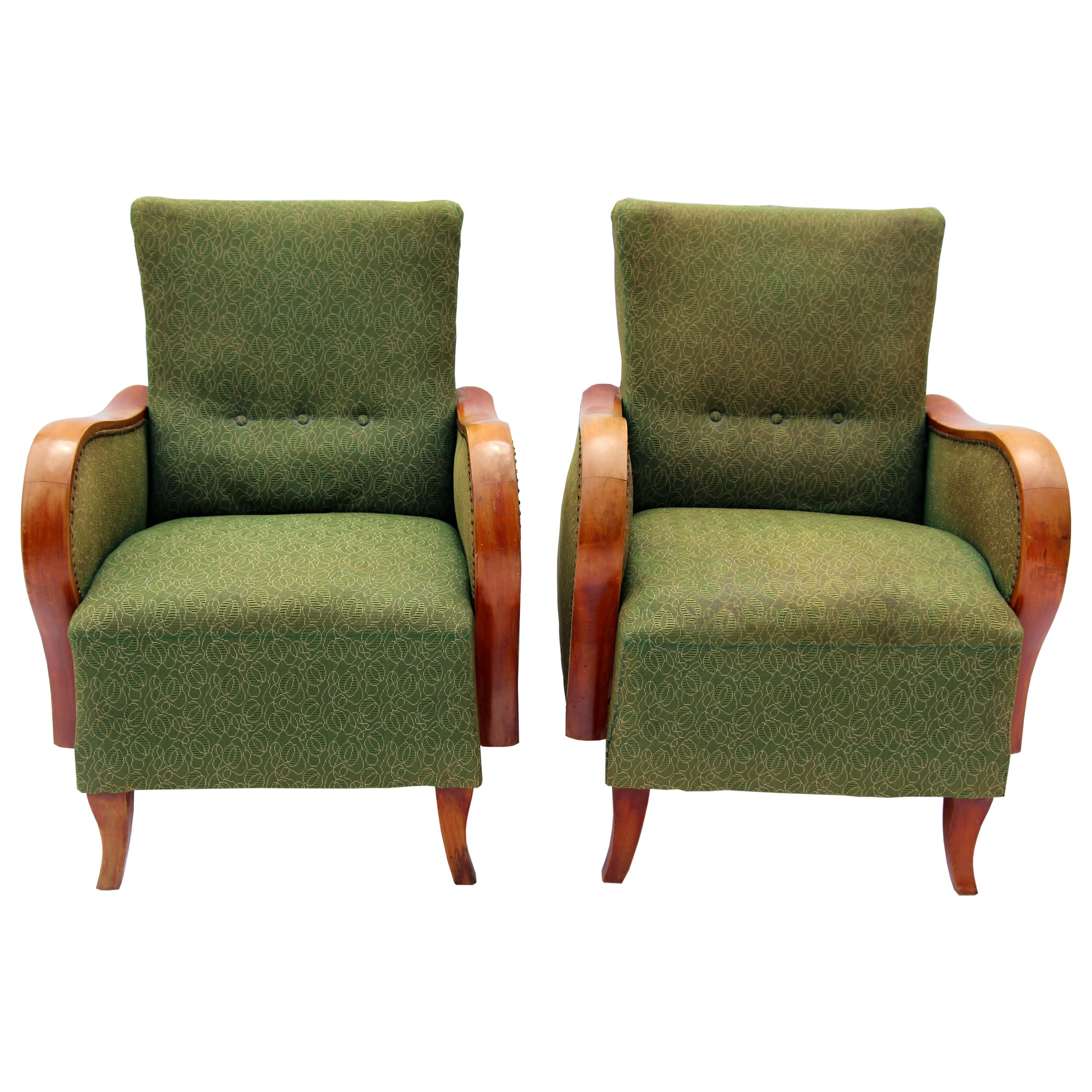 Pair of Art Deco Armchairs, circa 1930