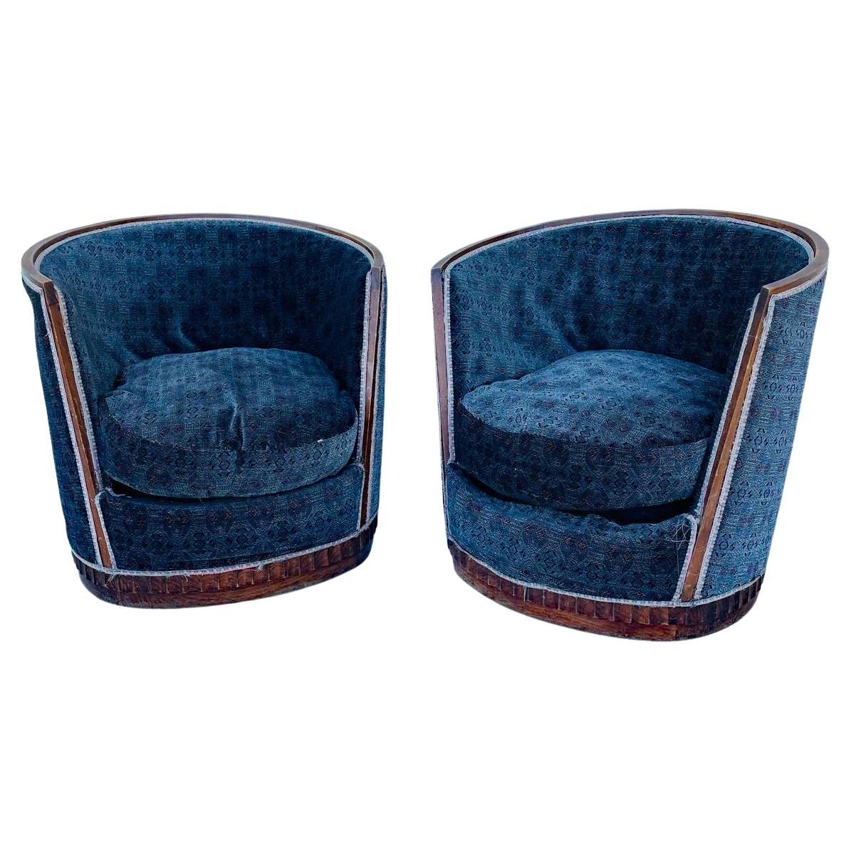 Coppia di poltrone Art Déco  circa 1930