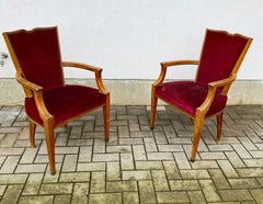 Pair of art deco armchairs circa 1940/1950