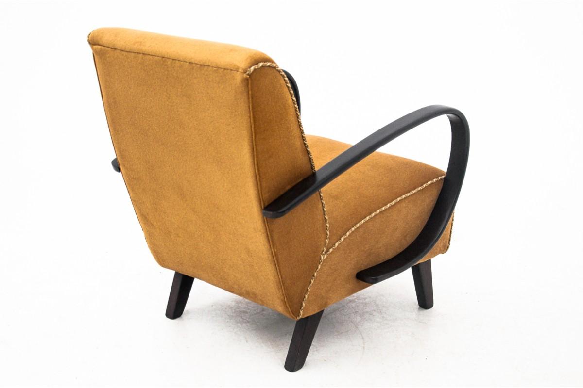 Paire de fauteuils Art déco, conçus par J. Halabala, République tchèque, années 1930 en vente 4