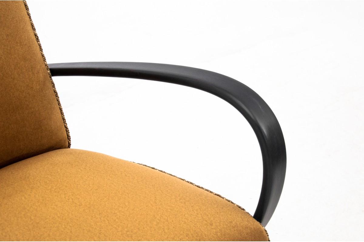 Paire de fauteuils Art déco, conçus par J. Halabala, République tchèque, années 1930 en vente 1