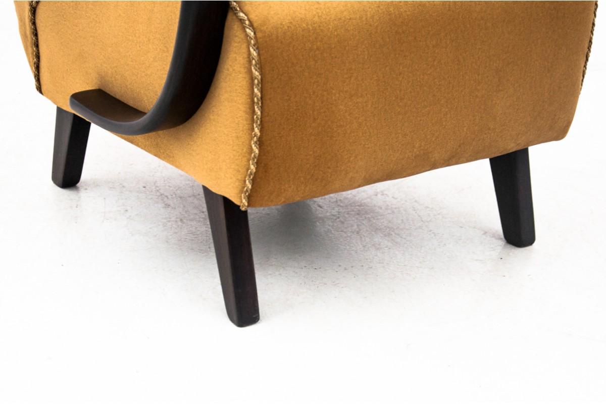 Paire de fauteuils Art déco, conçus par J. Halabala, République tchèque, années 1930 en vente 2