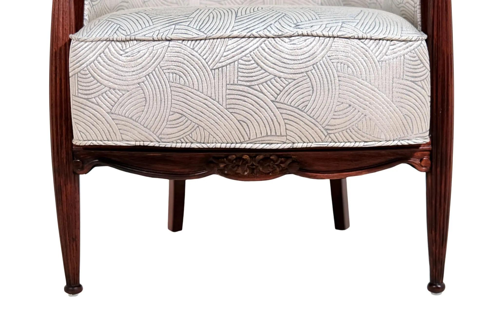 European Pair of Art Deco Armchairs For Sale