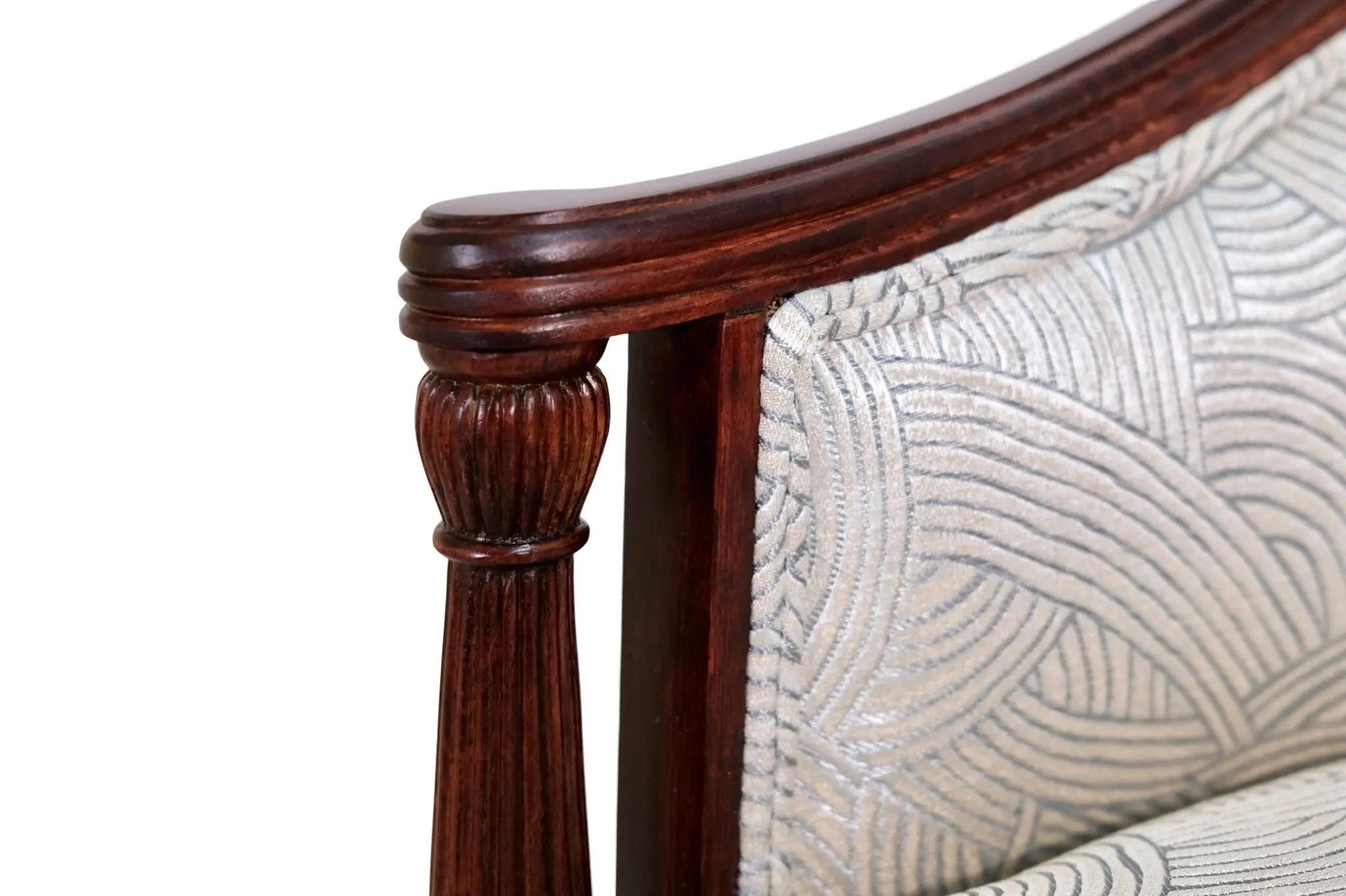 Pair of Art Deco Armchairs For Sale 1