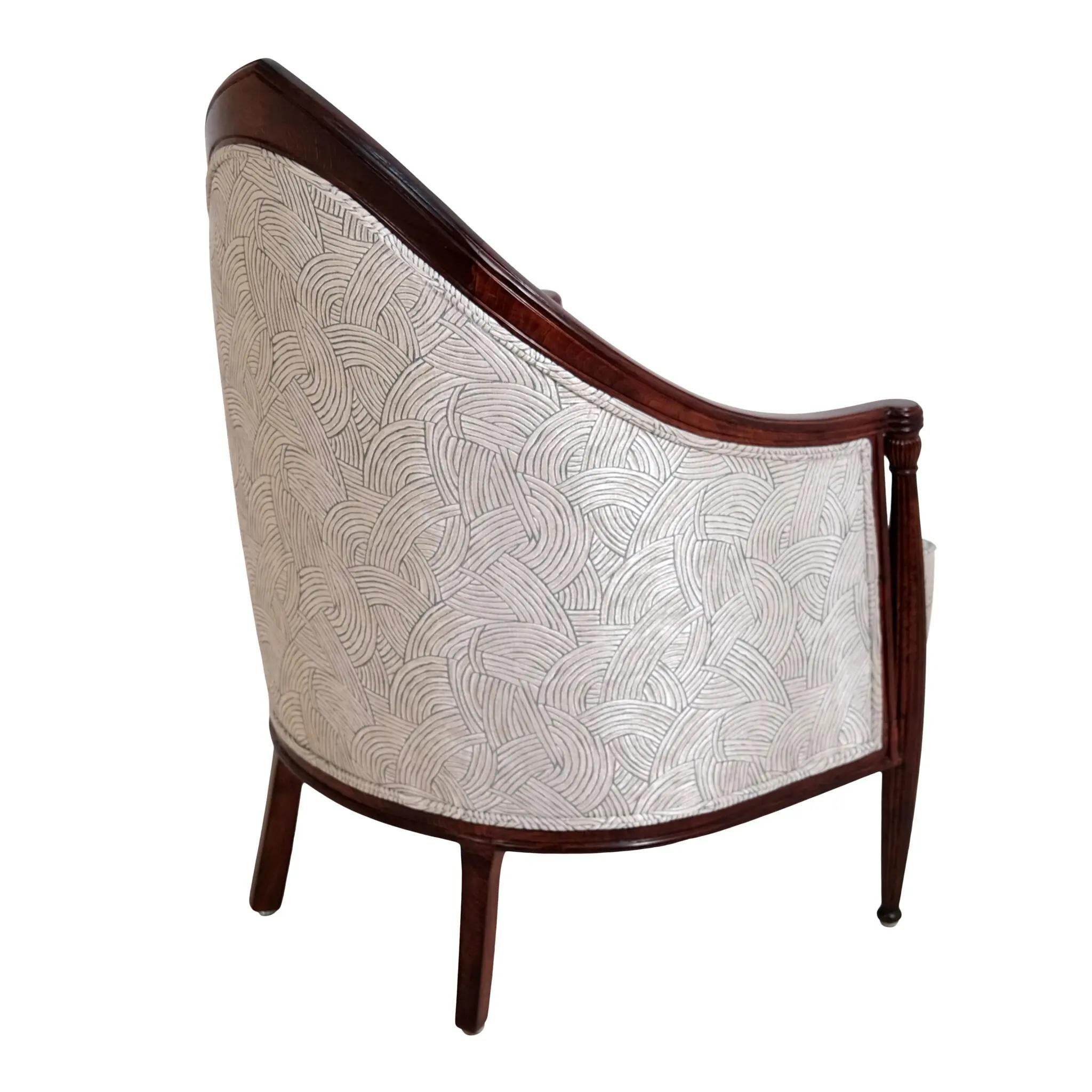Pair of Art Deco Armchairs For Sale 2