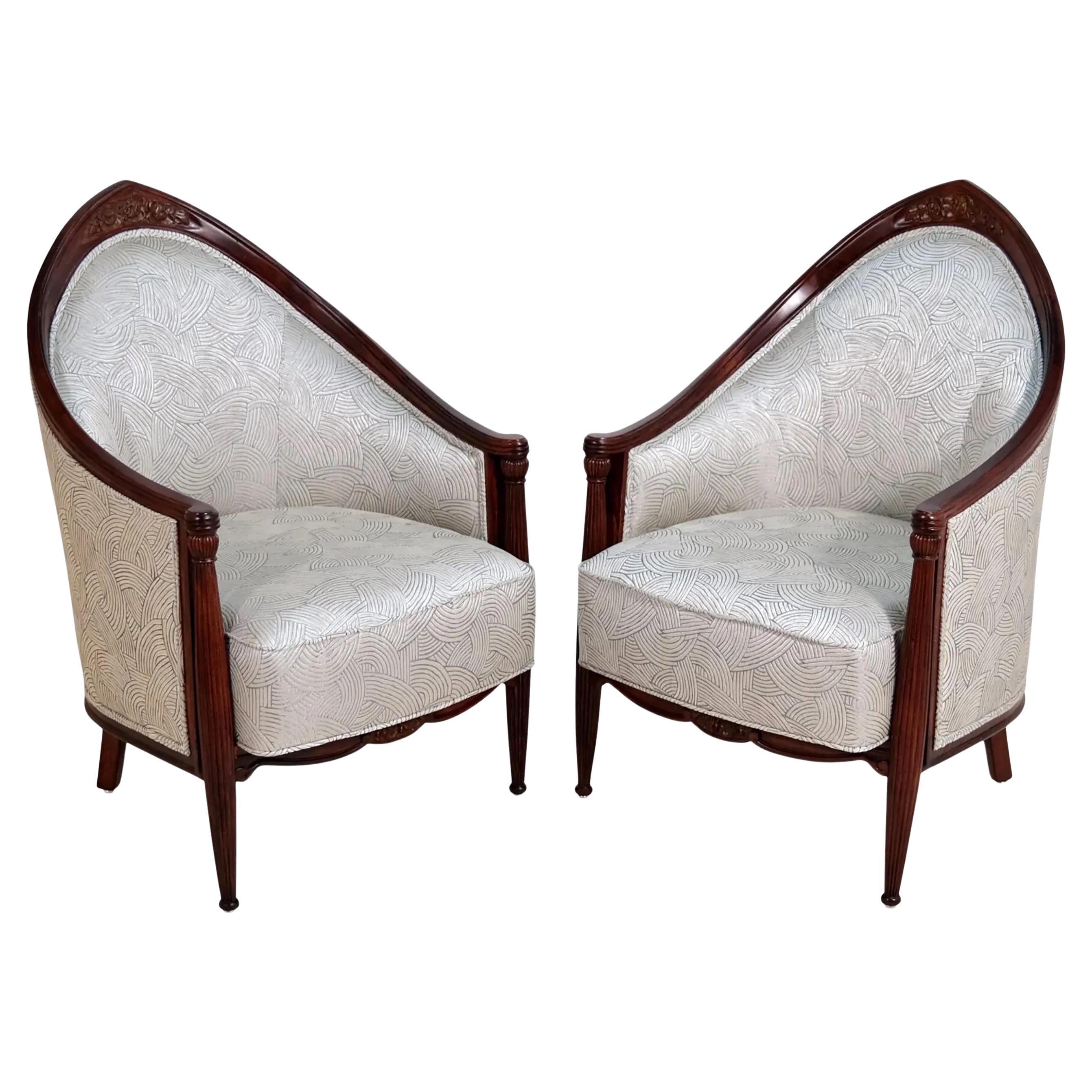 Pair of Art Deco Armchairs