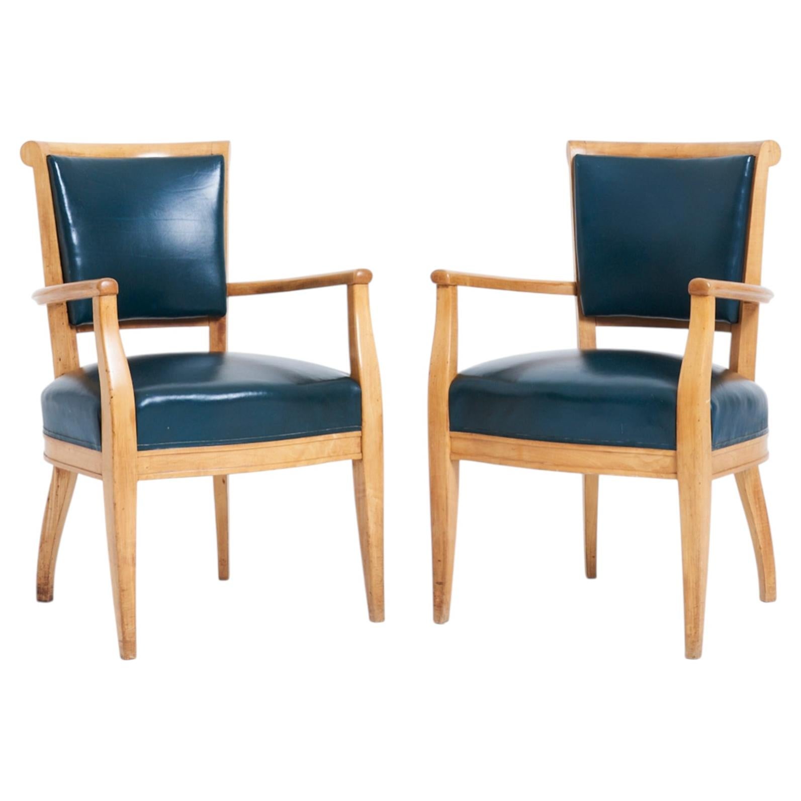 Pair of Art Deco Armchairs