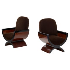 Pair of Art Deco Armchairs