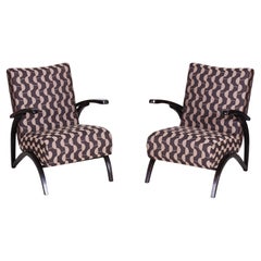 Pair of Art Deco Armchairs from Czechoslovakia by Jindrich Halabala, 1930s