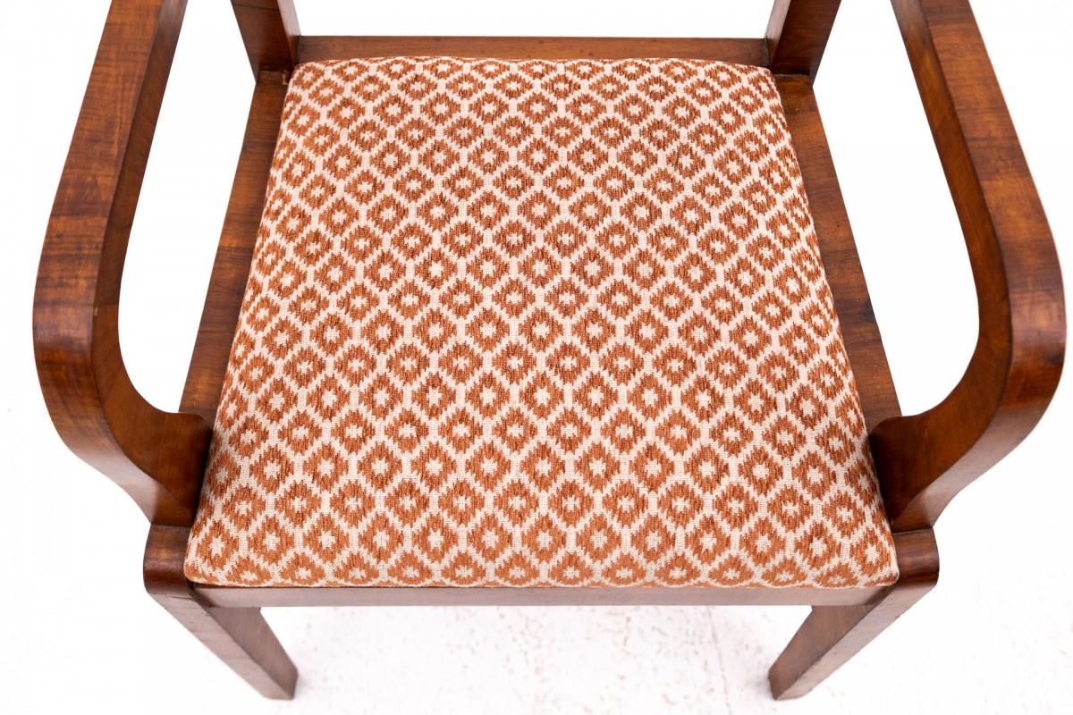 Paire de fauteuils Art déco des années 1940, Pologne. en vente 1