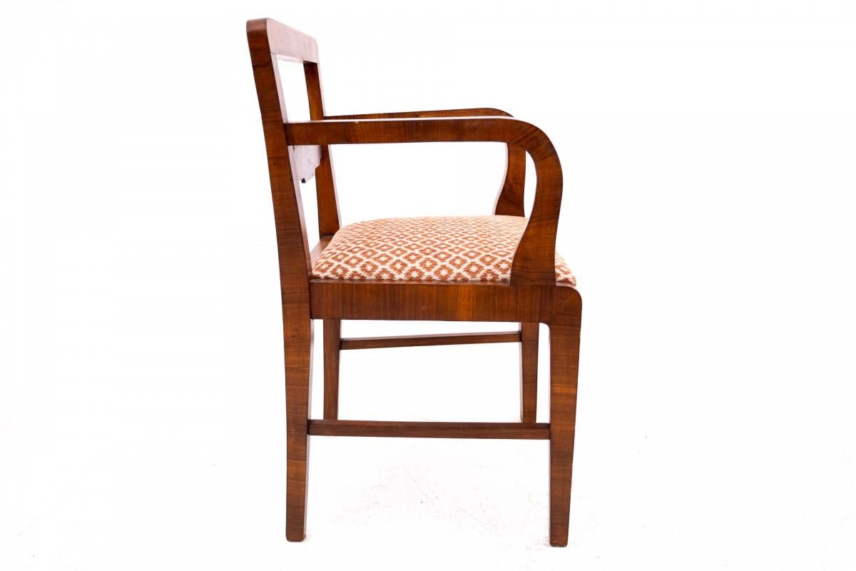 Paire de fauteuils Art déco des années 1940, Pologne. en vente 3