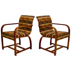 Pair of Art Deco Armchairs, Gilbert Rohde for Heywood Wakefield