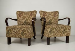Paire de fauteuils Art déco H-237 par Jindřich Halabala, République tchèque, années 1930