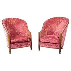 Pair Of Art Deco Armchairs - Maison Dim René Joubert And Philippe Petit