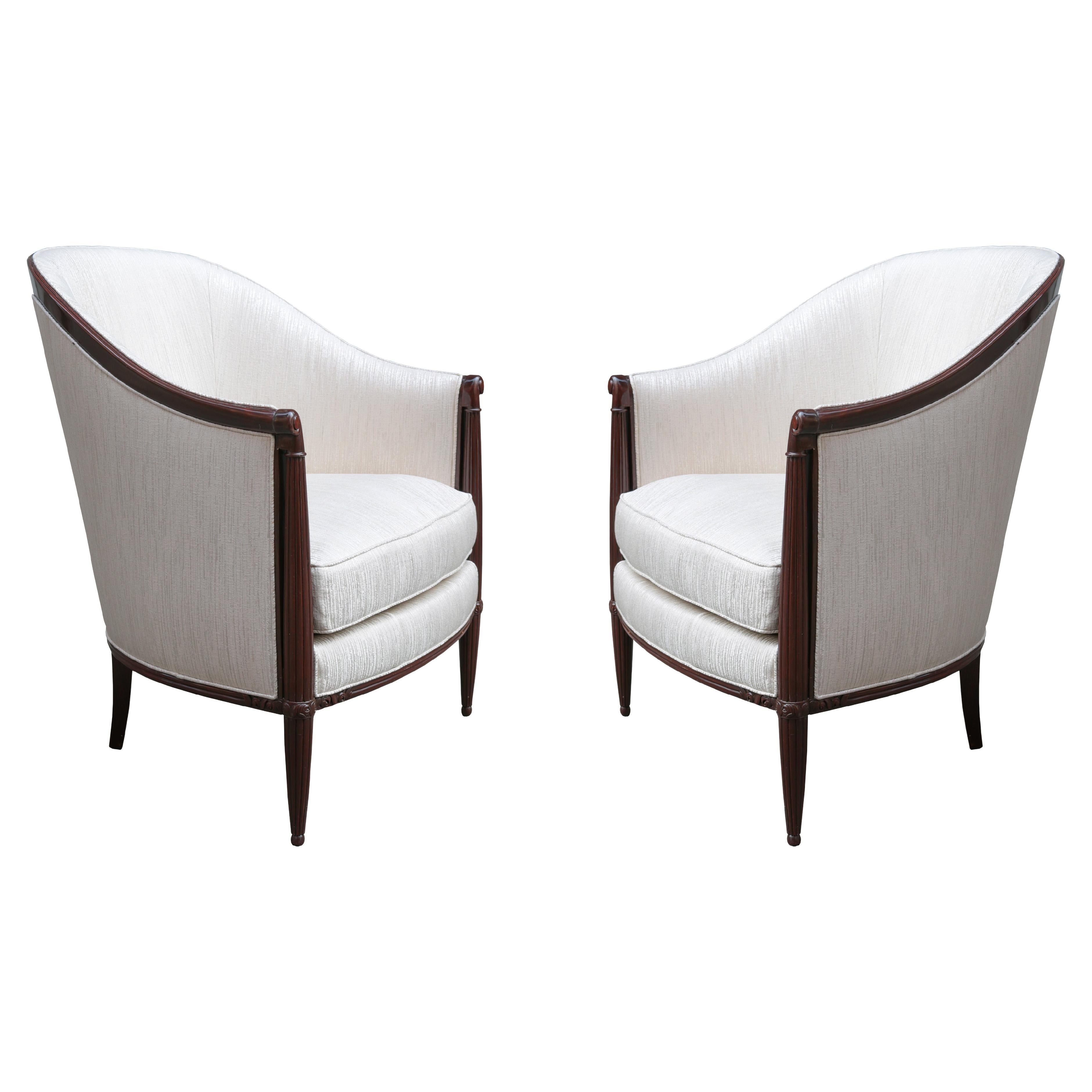 Pair of Art Deco Armchairs  For Sale