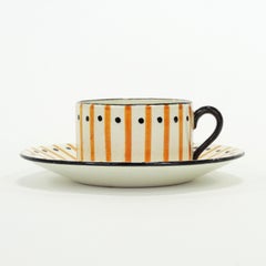 Pareja de juegos de té Art Déco Atelier A Primavera, Francia, años 30