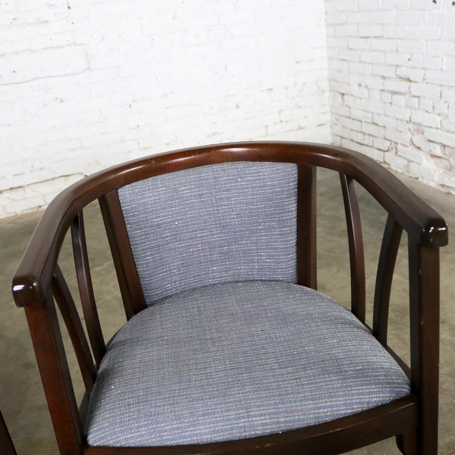Paire de fauteuils bistro Art Déco de style Bauhaus par Loewenstein-Oggo 6