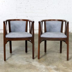 Pair of Art Deco Bauhaus Style Bistro Side Armchairs by Loewenstein-Oggo