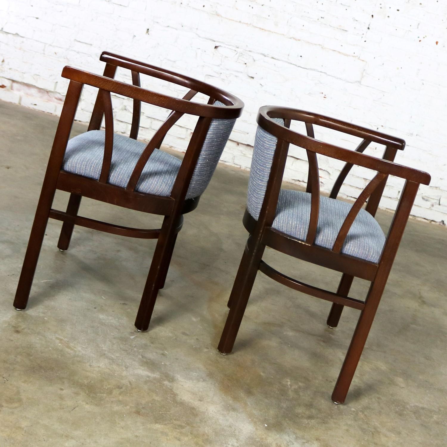 Paire de fauteuils bistro Art Déco de style Bauhaus par Loewenstein-Oggo 1