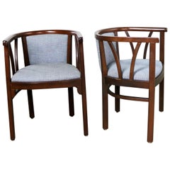 Paar Bistro-Sessel im Art Deco Bauhaus-Stil von Loewenstein-Oggo