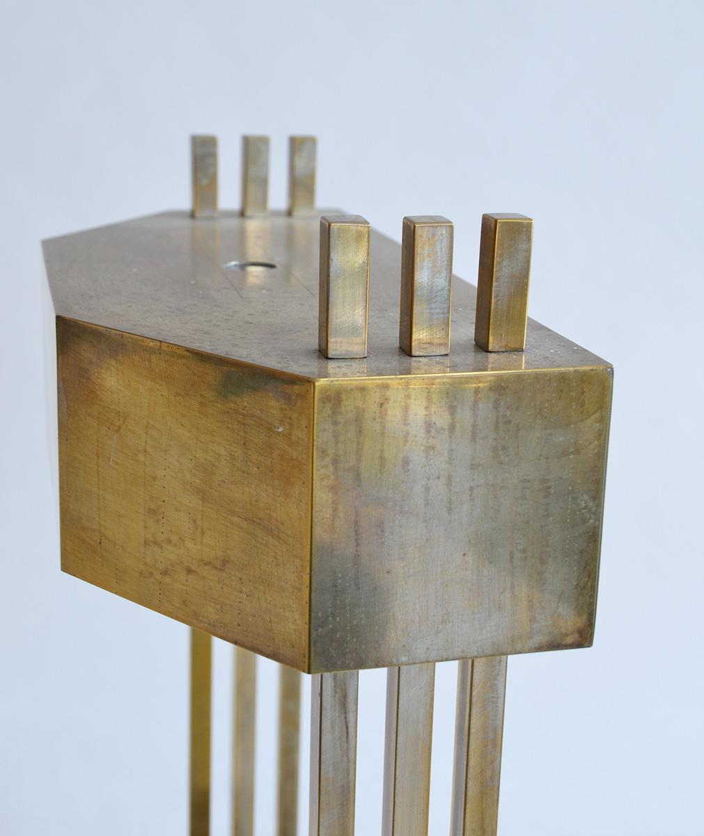 Paire de lampes de table Art Déco Bauhaus en laiton par Marcel Breuer, Exposition 1925 10