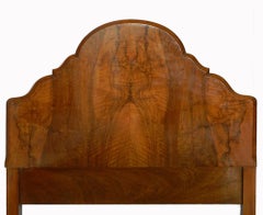 Pair of Art Deco Beds Twin Singles Burr Walnut, circa 1930