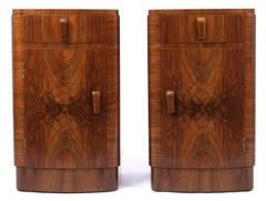 Pair of Art Deco Bedside Cabinets