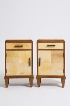 Pair of Art Deco Bedside Cabinets