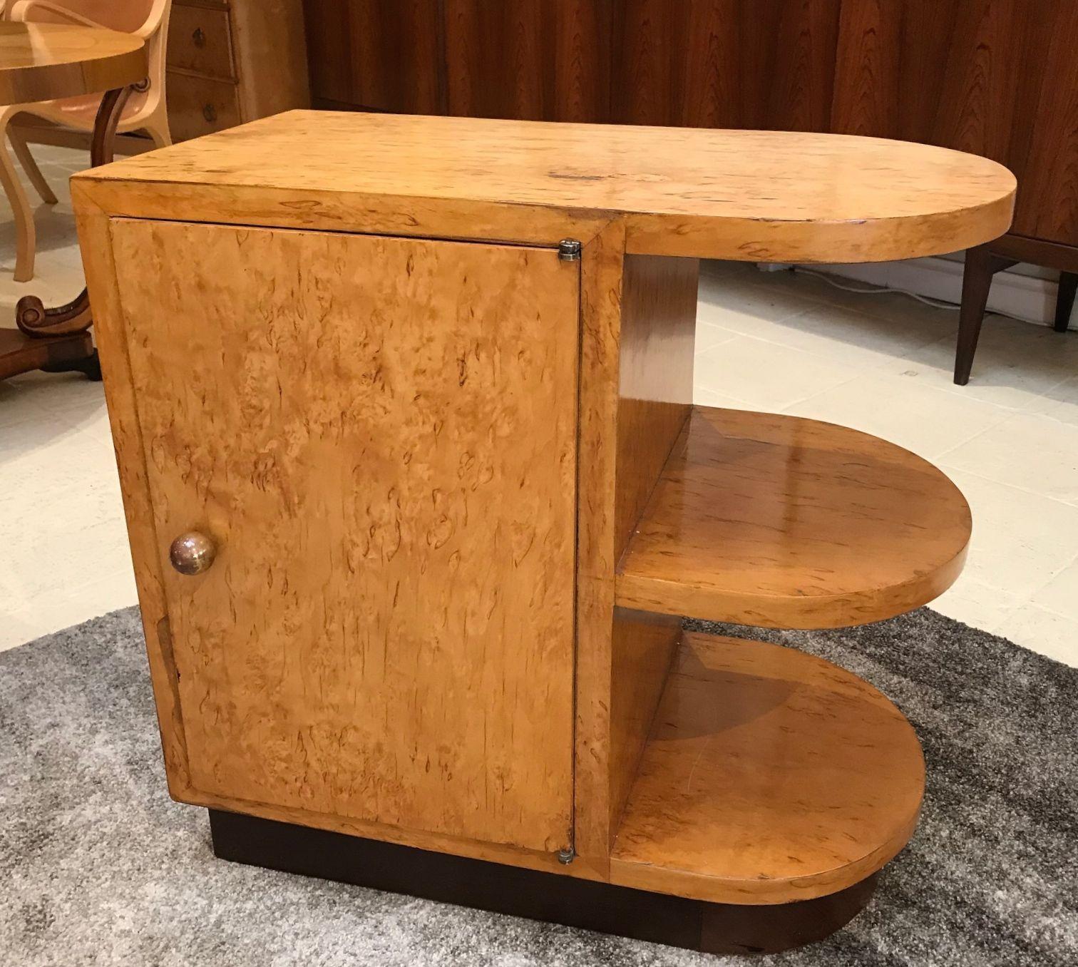 Pair of Art Deco Bedside Cabinets In Good Condition In Armadale, Victoria