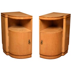 Pair of Art Deco Bedside Cabinets