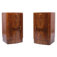 Pair of Art Deco Bedside Cabinets