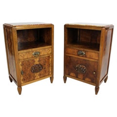 Pair of Art Deco Bedside Tables by Ateliers Gauthier-Poinsignon, circa 1920-1930