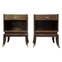 Pair of Art Deco bedside tables